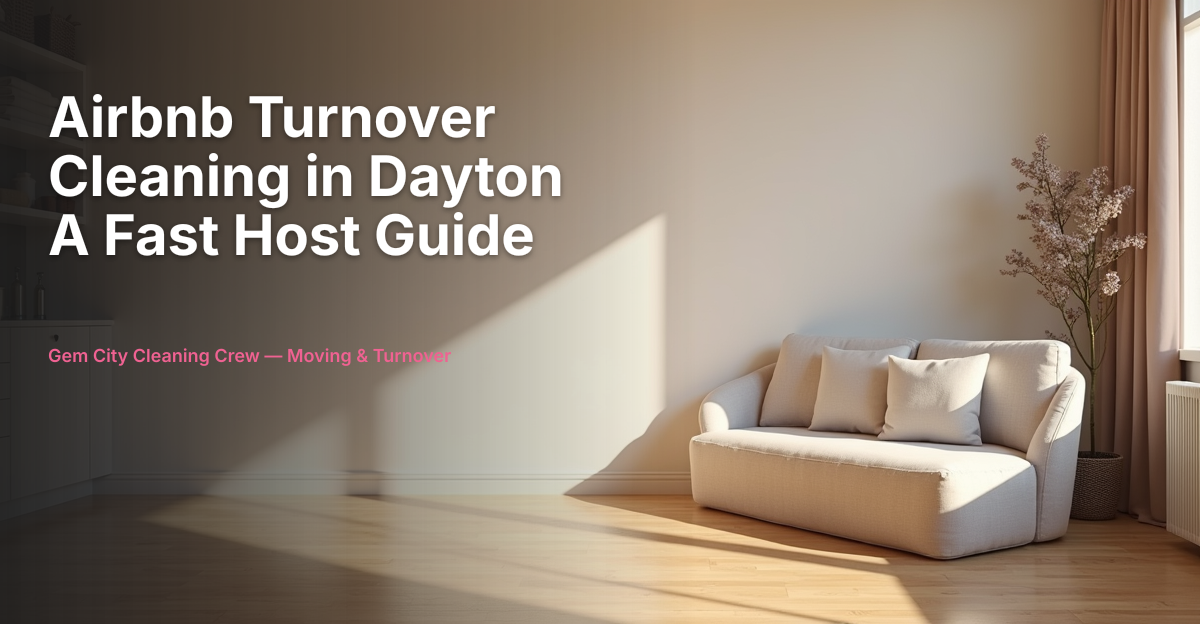 Airbnb Turnover Cleaning: A Dayton Guide