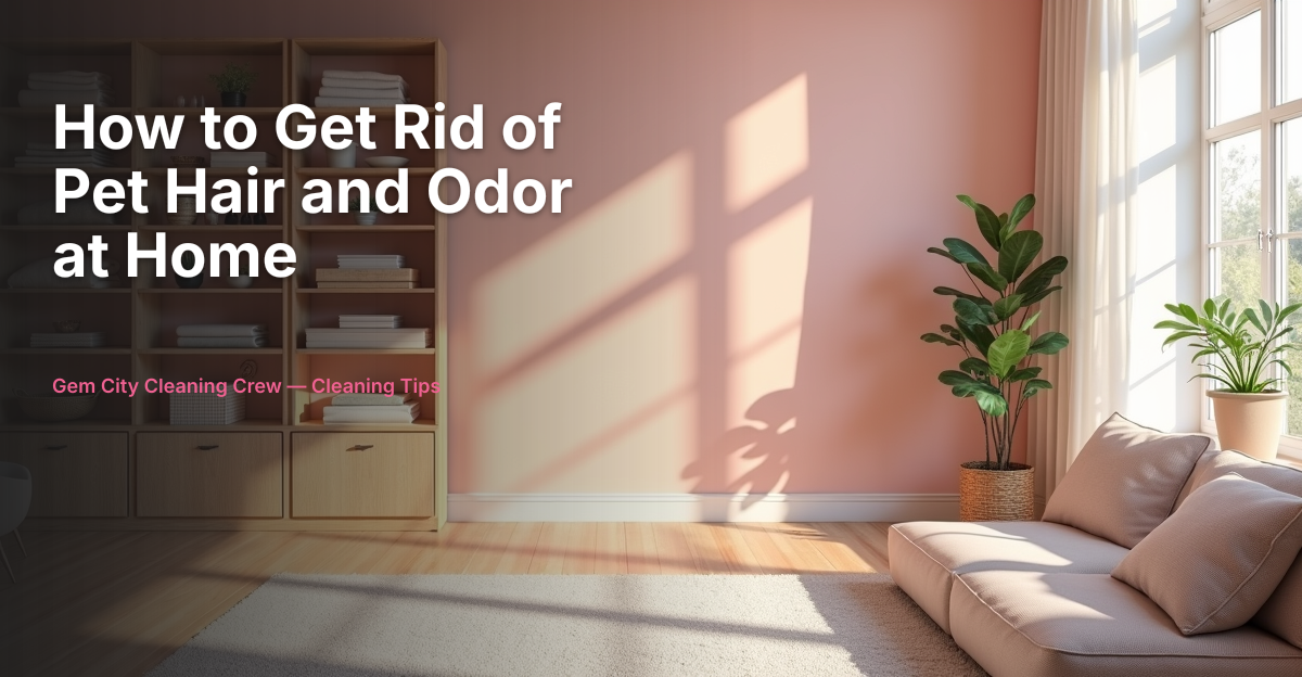 How to Get Rid of Pet Hair and Odor at Home: A Dayton Guide