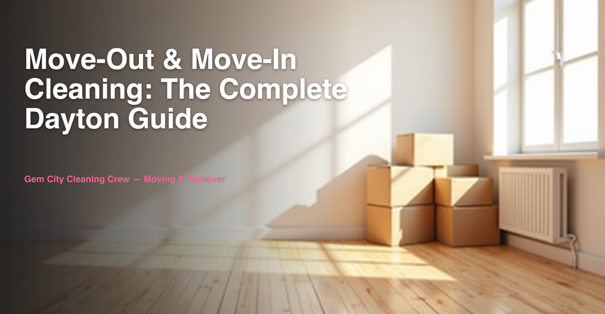 Move-Out & Move-In Cleaning: The Complete Dayton Guide