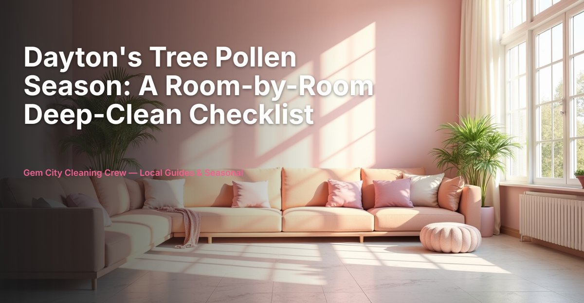 Dayton's Tree Pollen Season: A Room-by-Room Deep-Clean Checklist