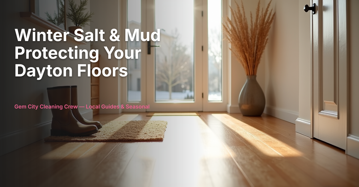 Protecting Floors From Winter Salt in Dayton